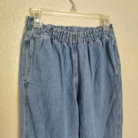xirena denim pull on straight leg crop pants sz s - Picture 2 of 9